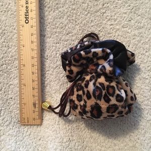 Leopard print jewelry pouch by Miche